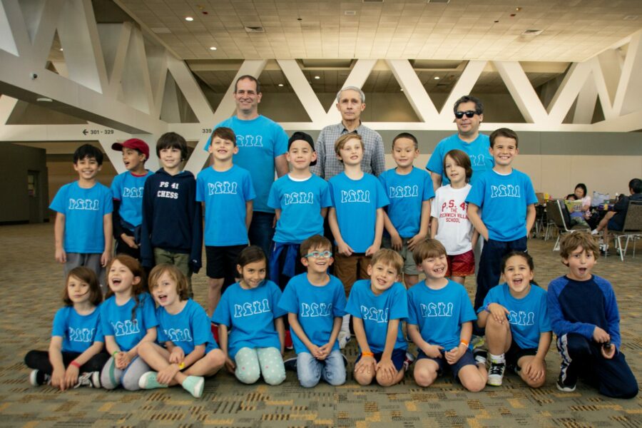 Baltimore Chess Nationals May 2023 PS41 chess team group photo